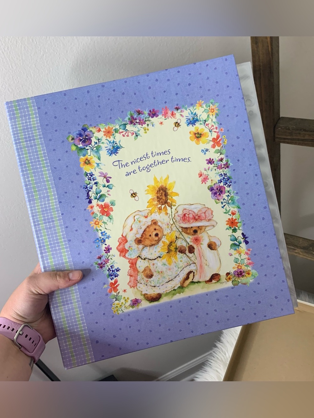 Hallmark Vintage Bears Cream and White Photo Album